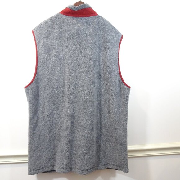 SOUTHERN POINT CO. Bennington Vest XXL Gray Burgundy Outerwear Hunting Sherpa - Picture 8 of 9
